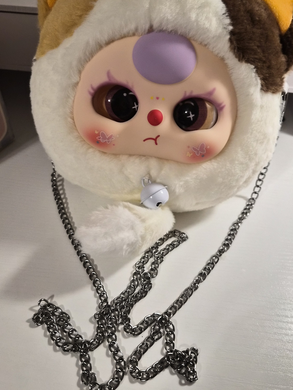 Plush Fantasy Cat Doll - Cream & Brown Soft Toy - Picture 8 of 8